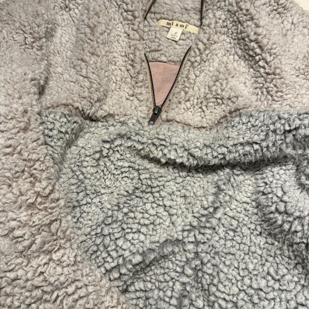 Miami oversized quarter zip